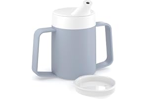 JFA Supplies 2 Handles 165ml Grey Adult Drinking Mug/Drinking Cup/Sippy Cup/Non Spill Cup
