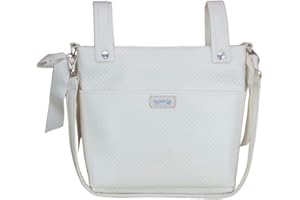 Bolso para Silla de Paseo - Talega para silla de Paseo Rosy Fuentes- Incluye Asa larga para el hombro, bolsillos interiores y lazos - Limpieza Sencilla 0-beige