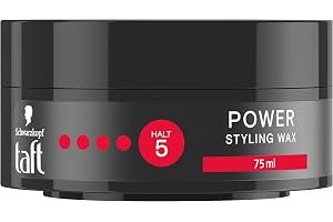 Schwarzkopf TAFT Styling Wax Power (75 ml), hårvax i upp till 48 timmars krafthållare, skonsam för hår och hårbotten, vegansk, stylingvax