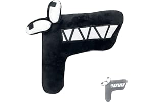 HODOFICE Alphabet Lore Plush Animal Toys Cartoon Cute Funny Educational Letter Stuffed Doll Development for Gift Giving Fans for Kids and Adults Christmas Stocking Stuffers Birthday Supplies for Boys Girls (F)