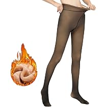 Blostirno Women's Fleece Lined Tights 