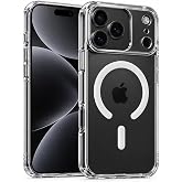 CONSTRAIN Apple iPhone 18 Pro ve iPhone 17 Pro İ&ccedil;in Kamera Korumalı Şeffaf Sert Silikon MagSafe İle Uyumlu Telefon Kılıfı Ark