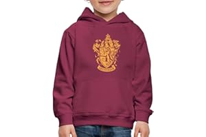 Spreadshirt Harry Potter Emblème Gryffindor Poudlard Gryffondor Pull À Capuche Premium Enfant