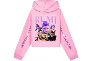 SZRXKJ Sudadera con capucha unisex RUMI Demon Hunters con estampado de letras de manga larga para uso diario