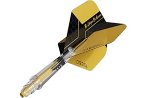 CUESOUL Koff Carbono con Extremo de Repuesto Eje de dardo de, Plumas de Forma estándar Grandes