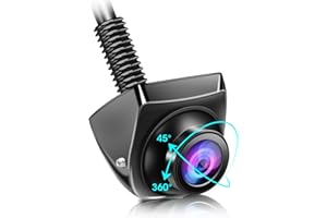VTOPEK Reversing Camera AHD 720P Reverse Camera 360°Rotatable+45° Adjustable 170° Wide Angle Front Rear View Camera IP69 Waterproof Parking Camera for Car/Truck/SUV/Van with Parking Assist Universal 12V-24V