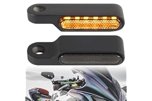 evermotor 6 uniwersalnych kierunkowskazów LED 12 V, 2 sztuki, E24 mini kierunkowskazy LED, stop aluminium, odlew precyzyjny, klasa wodoszczelności IP67, certyfikat E