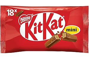 KITKAT Mini Wafer ricoperto di Cioccolato al Latte, 18 Snack da 16,7g (301g)