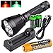 Produktbild Fenix TK32 2016 version CREE LED 1000 Lumen built in Red, Green Lights tactical Flashlight with Fenix Li-ion rechargeable battery, Fenix ARE-X1 battery Charger and 2 X EdisonBright CR123A Lithium batteries bundle by EdisonBright