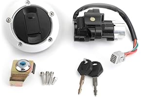 Bruce & Shark Interruptor de Encendido Llaves de Bloqueo de Tapa de Combustible para Suzuki Gsf 650 1200 1250 Bandit 05-12