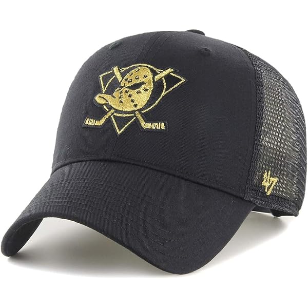 Casquette Snapback 47 Brand - Anaheim Ducks MVP - Noir - Taille Unique - Neuf Avec étiquettes