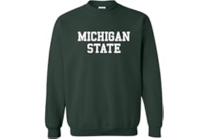 UGP CAMPUS APPAREL NCAA Basic Block, Team Color Crewneck, College, University