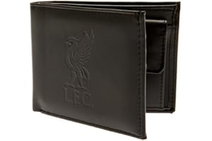 Liverpool FC - Cartera con relieve (talla única) (negro), Black, Moderno