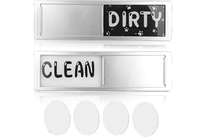 XTDMJ Dishwasher Magnet Clean Dirty Sign diskmaskin sköld rent smutsiga tecken diskmaskin med glidfunktion reptålig diskmaski