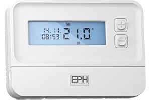 EPH CP4M Mains Operated PROGRAMMABLE Room Thermostat