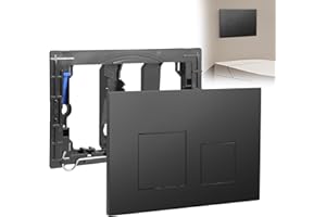 HOYIYOBI Plaque de Commande WC suspendu, Compatible Geberit Sigma 20, UP300 & UP320, avec Système Double Chasse, Silencieuse, Durable et économe en Eau