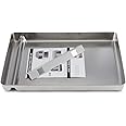 Stainless Steel Reusable Litter Tray Compatible with Pet-Safe Scoop-Free Self-Cleaning Cat Litterbox - Never Absorbs Odor, Stains, or Rusts (Stainless Steel Litter Tray)