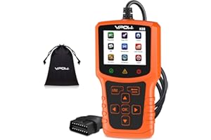 VPOW Urządzenie diagnostyczne OBD2 do samochodów: Adapter diagnostyczny OBD EOBD - Niemiecki interfejs diagnostyczny dla Wszystkie pojazdy - Urządzenie do odczytu błędów z pełnymi funkcjami OBDII