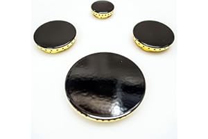 JPshop - Kit de 4 coronas de latón adaptable a placa de cocina de gas compatible con Nardi - Samet - Franke con platillos de llama kit47000