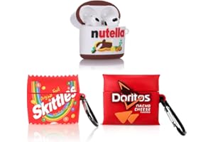 (3Pack) Case for AirPods 3rd Generation(2022), XMBYGY Silicone Case Protective Cover with Cute Funny Skin Design for AirPods 3, with Keychain