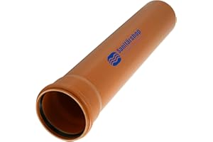 zbs24 kg pipes DN110 x 1000 mm, KGEM pressure-resistant duct pipe for ground installation, can also be used as a formwork pipe sanitärshop baustoffe & sanitär
