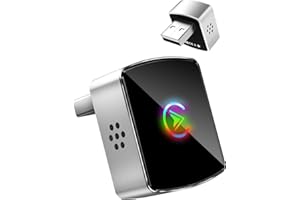 CUBTEM 2-in-1 Wireless CarPlay & Android Auto Adapter – Nahtlose Umwandlung von Kabelgebunden zu Kabellos, RGB-LED-Anzeige, USB-C/A Plug & Play, Kompatibel mit iPhone & Android ab iOS 10/Android 11
