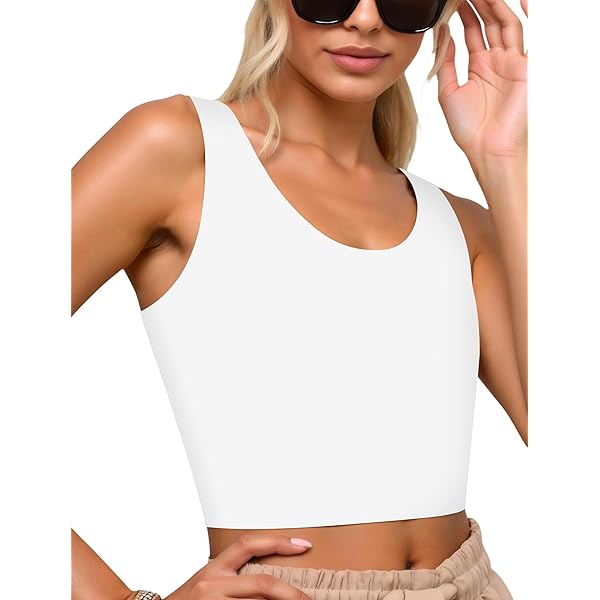 KUMAYES FTM Korset voor dames, transgender vest, tomboy, ademend, halve borst, elastische tanktop, wit., M