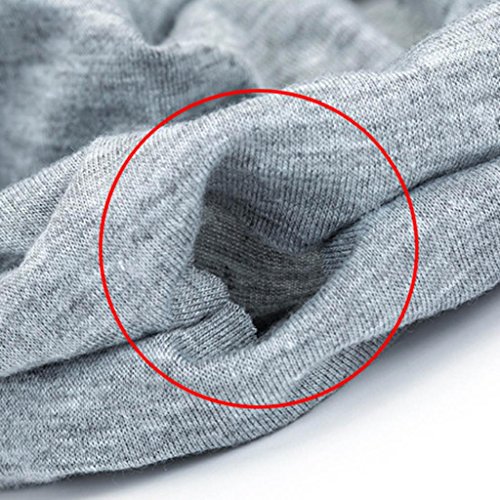 HuntGold 1XMädchen Dame Weit Yoga Schönheit Make-up Gesicht waschen Haarband Elastic Stretch Stirnband (grau) - 5
