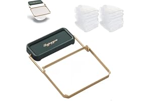 CPRNQY Filter FüR KüChenspüLe,1 Rechteckiger Filter Für Die Küchenspüle Mit 200 Filternetz-Hängetaschen,sieb Für Spülbecken,Filter Für Küchenspüle，Küchenspüle-Abflusssieb