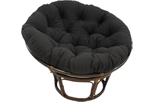 SHAIRMB Papasan Round Chair Cushions, Outdoor Waterproof Egg Chair Pad,Thicken Papasan Chair Cushion, Swing Chair Cushion Outdoor, for Outdoor Garden, Balcony and Living Room,ordinaryB,120x120cm