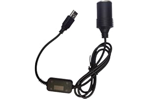 LOTUS POWER USB à 12 V Allume-Cigare Socket Femelle Step Up Câble Convertisseur Conduite Enregistreur Voiture DVR (Prise)