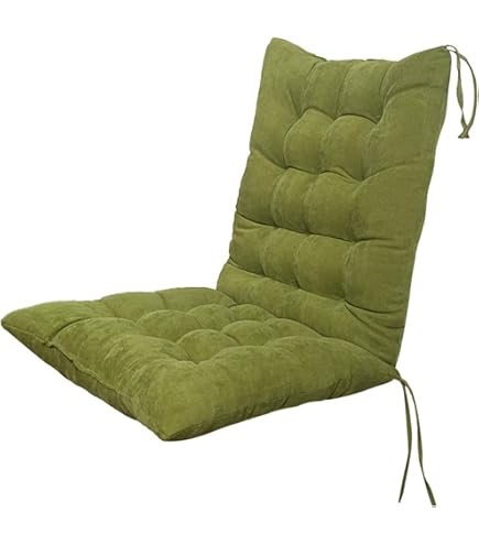 Coussin Chaise Jardin 2 Parties Dossier Haut | Chilly Pilley | Taille 50x50x60 Cm | Plusieurs Couleurs - 5