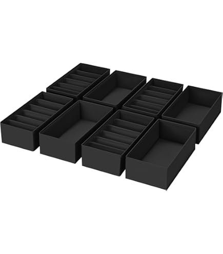 Organizer 8-delige set ladekast Beige – B.V