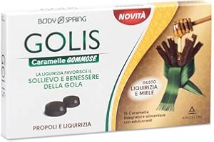 Angelini 55665 Body Spring Golis Caramelle Liquirizia e Miele