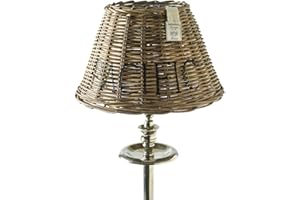 ‎RIVIERA MAISON Riviera Maison Lampenschirm Rattan, klein, Leuchtenschirm rund konisch für Tischlampe, Ersatzlampenschirm, handgemacht - Pacific Lampshade - Natur - (ØxH) 25x16,6
