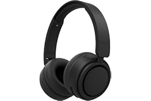 APM Casque Bluetooth 5.3 Essentiel, Casque sans Fil Supra-auriculaire, Connexion Facile, Léger, Confortable et Pliable, Autonomie Jusqu’à 20h, Compatible iPhone Samsung PC Tablette, Noir, 200027