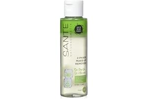 ‎SANTE NATURKOSMETIK SANTE Naturkosmetik 2-Phase Make-up Remover - 110ml - sanfte Reinigung mit Bio-Aloe Vera & -Gurke - spendet Feuchtigkeit & erfrischt die Haut - vegan & natürlich