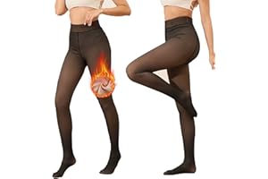 CHLDYCST Collant Termici Donna,Trasparenti, Effetto Velluto, Linea Cucitura Cavallo, S/M/L