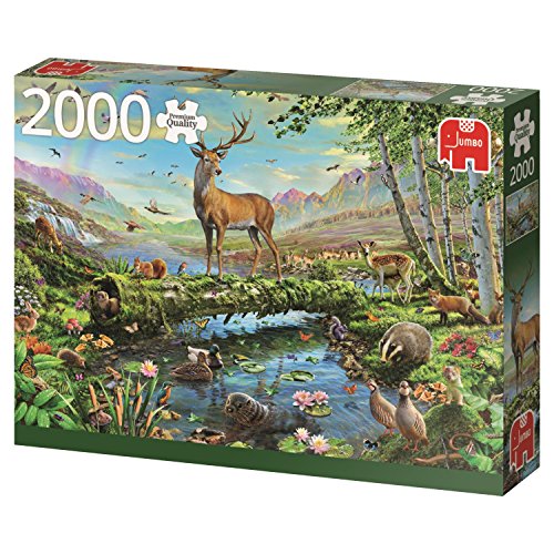 Jumbo Premium Puzzle Collection 'Wildlife Splendour' 2,000 Piece Jigsaw Puzzle