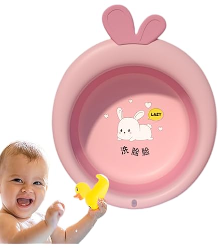 Vaschetta Pieghevole Per Bagnetto Neonati - Bacinella Silicone Salvaspazio 32x30cm