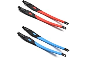 SOODASE 2 Pares Patas de gafas de repuesto por Oakley Crosslink Montura de Gafas graduadas