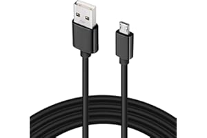 MANCRO Kabel Micro USB, 4,5 m długi Kabel do szybkiego ładowania z Android, Kabel Ładujący Micro USB, Kabel USB o wysokiej prędkości, kompatybilny z kontrolerami PS4, Samsung Galaxy S6 S7, Xbox, Nexus, Sony