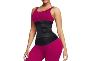 QEESMEI Waist Trainer Belt for Women & Man - Waist Cincher Trimmer Weight Loss Ab Belt - Slimming Body Shaper Belt