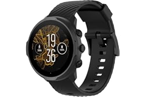 Gransho Compatibile con Suunto Spartan Sport Wrist HR / 9/9 Baro / 7 Watch Strap, Soft Silicone Classic Sport Replacement Watch Band