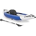 MSW MSW-M-K1 Inflatable kayak - single-seater - complete set with paddle, seat and accessories inflatable kayak Air kayak Inflatable kayak Kayak inflatable 95 kg