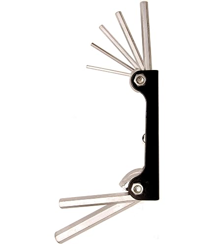 Clé Allen Pliable RICHMANN - 8 Tailles (1.5-8mm) - Parfaite Pour Vélo Et Bricolage - Acier Cr-V Résistant