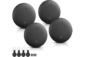 GUDLUKY Tracker Tags-4 pack, Bluetooth Item Finders for Apple Find My, Item Locator Smart Tag Keys Finder Tracking Tags and Tracker Tag for Luggage Tracker, Bags, Kids, Pets, Wallet