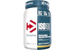 Dymatize ISO 100 Hydrolyzed Smooth Banana 932g - Whey Protein Hydrolysat + Isolat Pulver