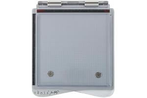 Tonic Studios 1707E Piattaforma per Timbri, Grigio/Trasparente, 24.5 x 29.3 x 1.5 cm