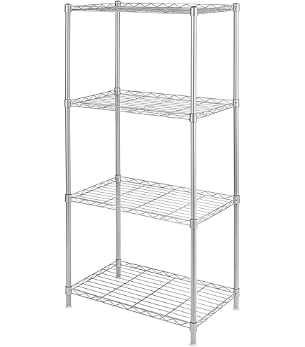 Tangkula 3 Pcs 5-tier Metal Shelving Unit Heavy Duty Wire Storage Rack